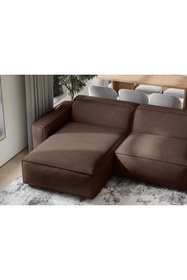 Resim hoom concept ORLANDO DERİ ÜÇLÜ ÇİFT KÖŞELİ KOLTUK 