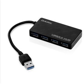 Resim Dark Connect Master 4 Port USB 3.0 USB Hub Çoklayıcı (DK-AC-USB341) 