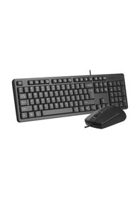 Resim A4 Tech Kr-3330s Usb Q Trk Siyah Klavye - Mouse Set 