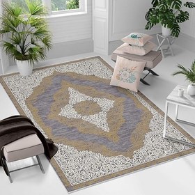Resim Monnhein Yıkanabilir Halı ve Yolluk - Kaymaz Tabanlı Salon Halısı, Mutfak Halısı, Modern Dijital Baskı Tasarım(0081) 