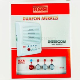 Resim BOÇİ Boci Bocci Çaycı Kahve Tipi Diafon 12 Li Merkezi Diafon 