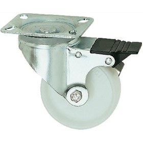 Resim Poliamid Döner Frenli Teker 80 mm 