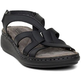 Resim Elit Sry216919c Kadın Düz Sandalet Siyah-siyah Siyah 