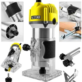 Resim Steiner 3000 Watt Formika Traşlama Freze Makinesi 6 mm Pens ile Ahşap İşlemede Yüksek Performans 