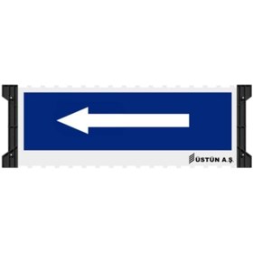 Resim Üstün Bariyer Paneli Tabelası - Baskılı 