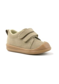 Resim Rakerplus Hakiki Deri Vizon Cırtlı Anatomik Bebek Spor Ayakkabı Sneaker Vizon 