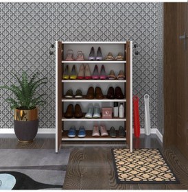 Resim Kenzlife Ayakkabılık Ayakkabı Dolabı Kilitli Be Real Cvz 100 70 32 Kapaklı Arkalıklı Ofis Dolabı 
