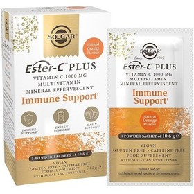 Resim Solgar Ester-c Plus Vitamin C 1000 Mg Efervesan 7 Sachet 