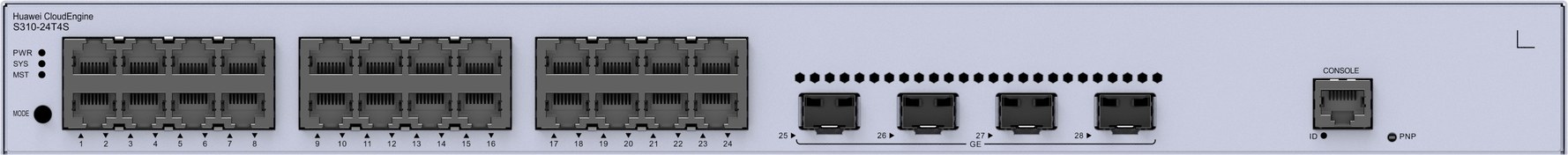 Resim HUAWEI eKIT CLOUDENGINE S310-24T4S 28PORT 56GBIT/S YÖNETİLEMEZ SWITCH HUAWEI eKIT CLOUDENGINE S310-24T4S 28PORT 56GBIT/S YÖNETİLEMEZ SWITCH