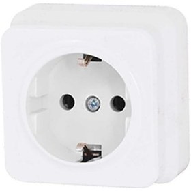 Resim Günsan Misya Sıva Üstü Topraklı Priz 