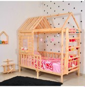 Resim Markaawm Markaawm Montessori Yatak Çocuk Yatak Raf Doğal 90X190 Karyola 