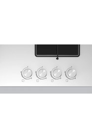 Resim BOSCH PNP6C2O12O Serie 2 Gazlı Ocak 60 cm Sert cam, Beyaz 