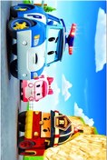 Resim Emin Halı Kids 6065 Multi Çocuk Bebek Halısı Silinebilir Yıkanabilir Tozsuz Çocuk Odası Halısı 