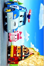 Resim Emin Halı Kids 6065 Multi Çocuk Bebek Halısı Silinebilir Yıkanabilir Tozsuz Çocuk Odası Halısı 