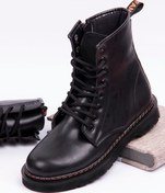 Resim LEMOSSA SHOES Kadın Postal Bot Düz Taban Klasik Fermuarlı Bağcıklı 