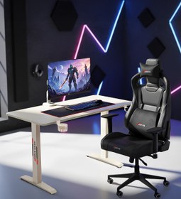 Resim XDrive Rüzgar Oyuncu Masası Beyaz (120x60) 