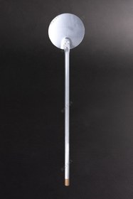 Resim moontime alaçatı Alüminyum Yuvarlak Pizza Çevirme Küreği 30 cm, 150 cm Alüminyum Sap 