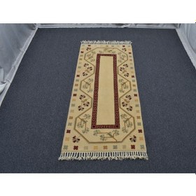 Resim Zehra Abla Halı Yeni El Dokuma Modern Çiçekli Muğla Milas Yün Yolluk Halı 5828 Renkli 