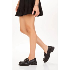 Resim İnyola Shoes Kadın Toka Detaylı Oxford Ayakkabı 4051 