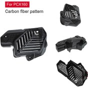 Resim PCX160 & X-ADV160 için Karbon Fiber Desenli Motosiklet Su Pompası Kapağı - Kaymaz Tutuşlu Dayanıklı Plastik Tank Koruyucu, Çizilmez ve Darbeye Dirençli, Spor Yükseltme Aksesuarı, Motosiklet Tank Koruyucu | Şık Motosiklet Aksesuarı | Çizilmeye Karşı Dirençli 