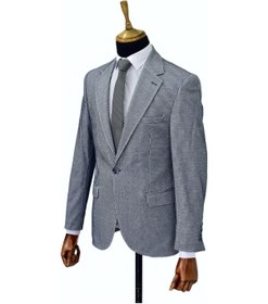 Resim Erkek Tek Spor Ceket Çift Yırtmaçlı Bgl-st03982 Lacivert 