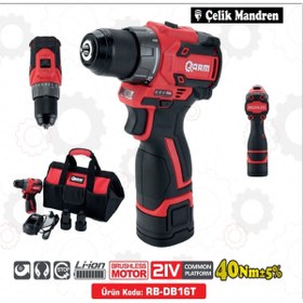 Resim Arm ŞARJLI MATKAP RB-DB16T 