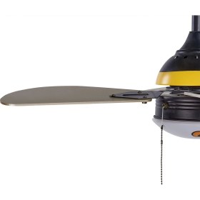 Resim Işıklı Tavan Vantilatörü Sarı – Arı Tasarımlı, Çocuk Odası Için, LED Aydınlatmalı, 3 Fan Hızı 