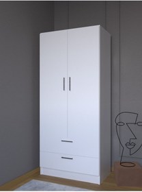 Resim BGR MOBİLYA Iki Kapaklı Iki Çekmeceli Dolap 