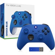 Resim Konsol Plus XBOX 9. Nesil Kablosuz Gamepad MAVİ 2.4G PC\u002FANDROİD\u002FIOS 