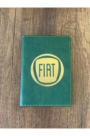 Resim EFE DERİ Fiat Yaldızlı Deri Dikişli Araç Ruhsat Kılıfı Kabı Oto Ruhsatlık Araba Ruhsat Koruyucu 