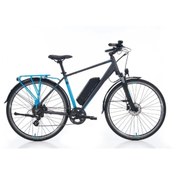 Resim Carraro E-Line eLife 7-V HD 52 Cm Mat Antrasit-Mavi-Siyah Elektrikli Şehir Bisikleti 