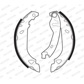 Resim FERODO FSB263 KAMPANA BALATA TEMPRA TIPO PUNTO 93- 180×32 