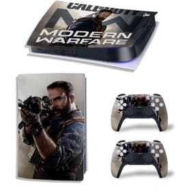 Resim cosy home gift Call Of Duty Modern Warfare Captain Price Playstation 5 Dijital Versiyon Sticker Kaplama Seti 