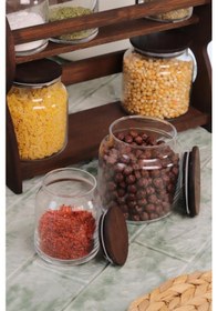 Resim Nero Bench 8 Parça 2 Katlı Standlı Baharatlık Seti B6689 Şeffaf 