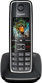 Resim C530 IP Siyah Telsiz Telefon Işıklı Ekran 200 Rehber 