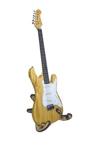 Resim Ahşap Klasik Akustik Elektro Gitar Standı Donizetti Siyah 