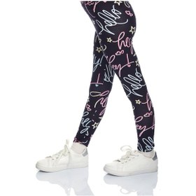 Resim Lovetti Kız Çocuk Hey Dude Desen Tayt 1227 Çok Renkli 