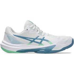 Resim Asics SKY ELITE FF 3 Erkek White/Digital Sakura Voleybol Ayakkabısı 1051A080-106 