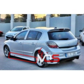 Resim Opel Astra H Gtx Marşpiyel Sağ Sol Takım Fiberglass Boyasız 