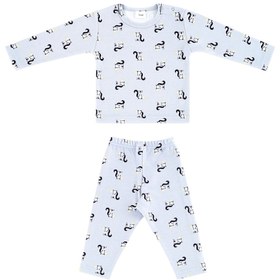 Resim Uygunbebe Sincap Desenli Bebek Pijama Takımı 