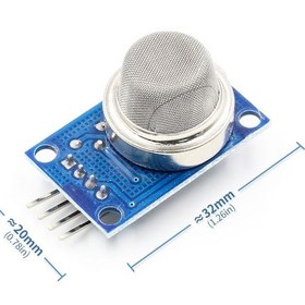 Resim MQ-6 LPG Gaz Sensör Modül İzobütan Propan Bütan MQ6 