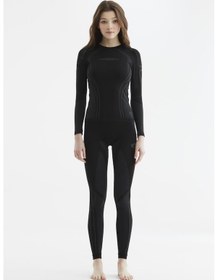 Resim Panthzer Ceramic Uzun Kollu Polygiene Kadın Üst İçlik Siyah/Gri 