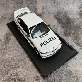 Resim 1:18 Solido 1991 BMW E36 M3 Coupe DRIFT POLIZEI 