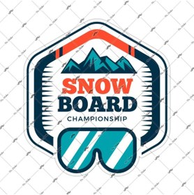 Resim Bay Etiket Hbg39 Snowboard Etiketi 