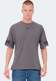 Resim Slazenger VISION Erkek Tişört Koyu Gri 