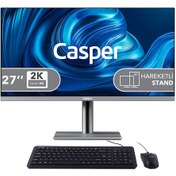 Resim Casper Nirvana A87.1362-CX00X-V-G i7-13620H 24 GB 2 TB NVMe SSD 23.8" Free Dos AIO Masaüstü Bilgisayar 