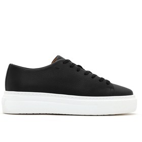 Resim Derimod Erkek Siyah Kalın Tabanlı Bağcıklı Deri Sneaker 24sfd6118ft 