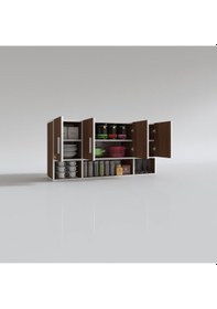 Resim Kenzlife hazır mutfak severus cvz 060*120*22 mutfak banyo dolabı kapaklı raflı 