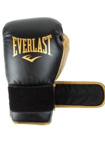 Resim Everlast Powerlock 2R Training Siyah/Gold Boks Eldiveni - Siyah / 12OZ 