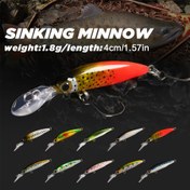 Resim Micro Batan Minnow Yem, 1.8g, 40mm, Uzun Gagalı Yapay Yem Alabalık Balıkçılığı İçin 